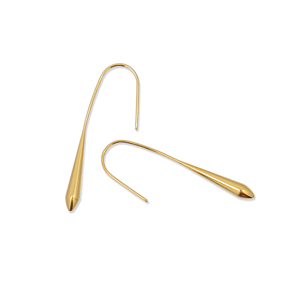 Pendientes Waves Flux Dorado Anartxy