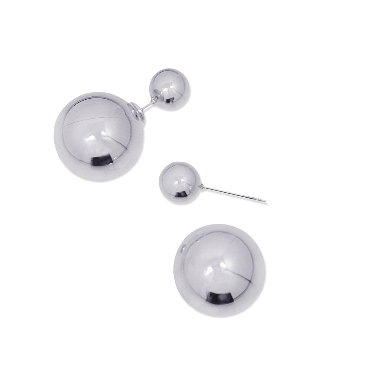 Pendientes Orbit Sphere Plateado Anartxy
