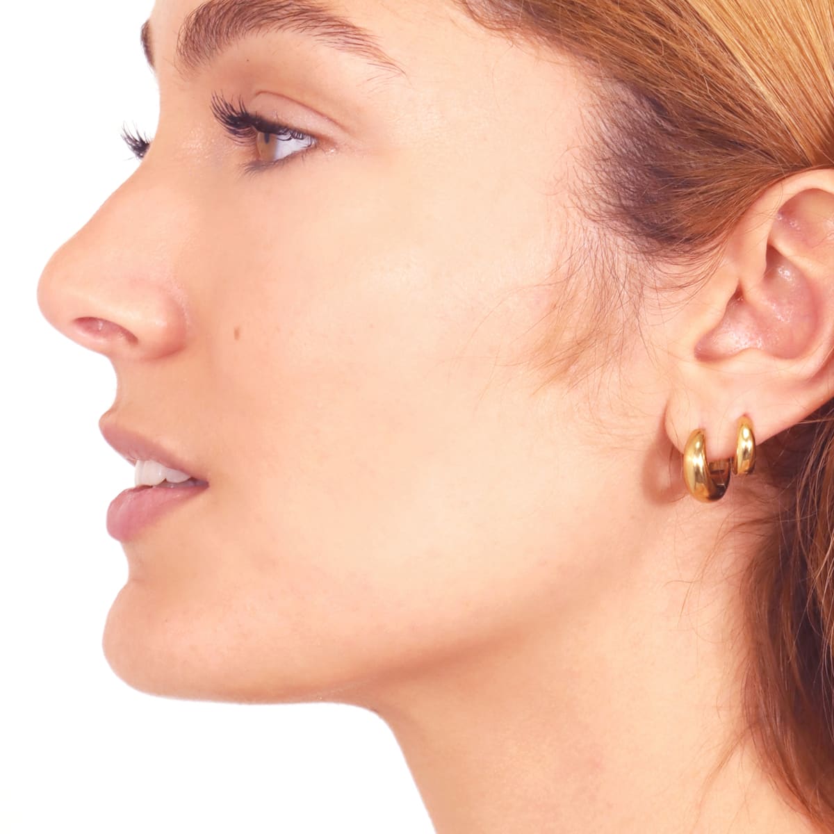 Pendientes Summer Essentials Tiny Band Dorado Anartxy