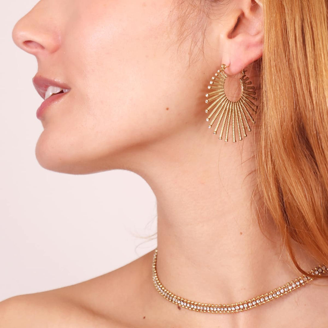 Pendientes Summer Essentials Urchin Dorado Anartxy