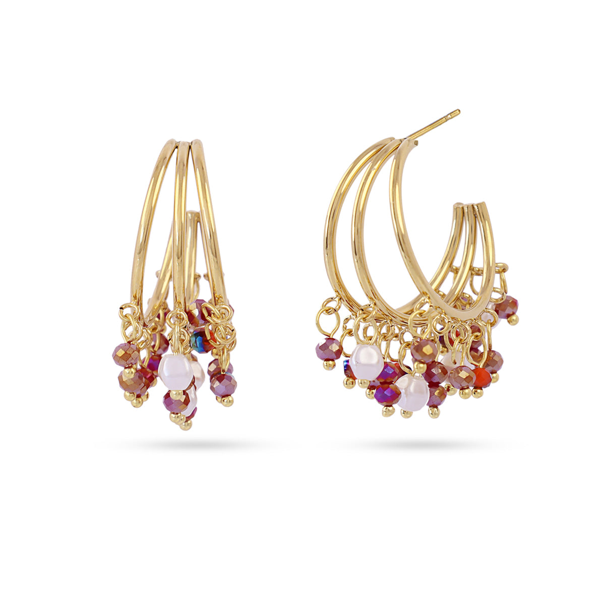 Pendientes Casual Flare Naranja Anartxy