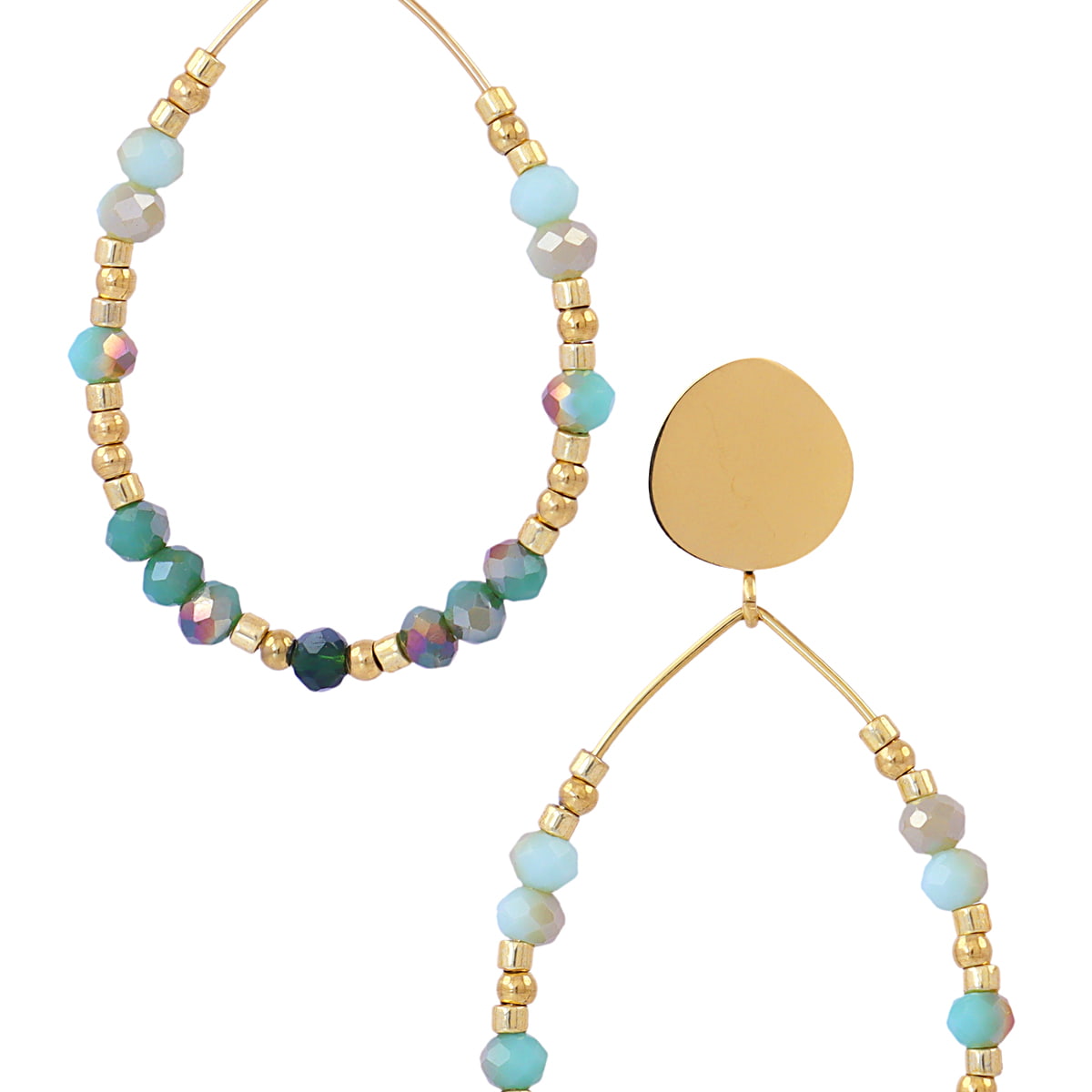 Pendientes Casual Zelia Turquesa Anartxy