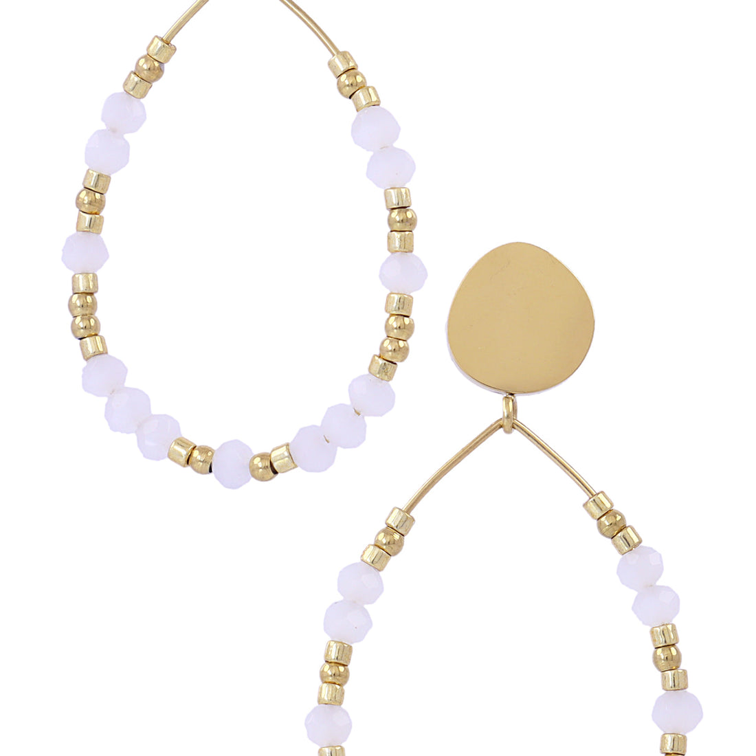 Pendientes Casual Zelia Blanco Anartxy