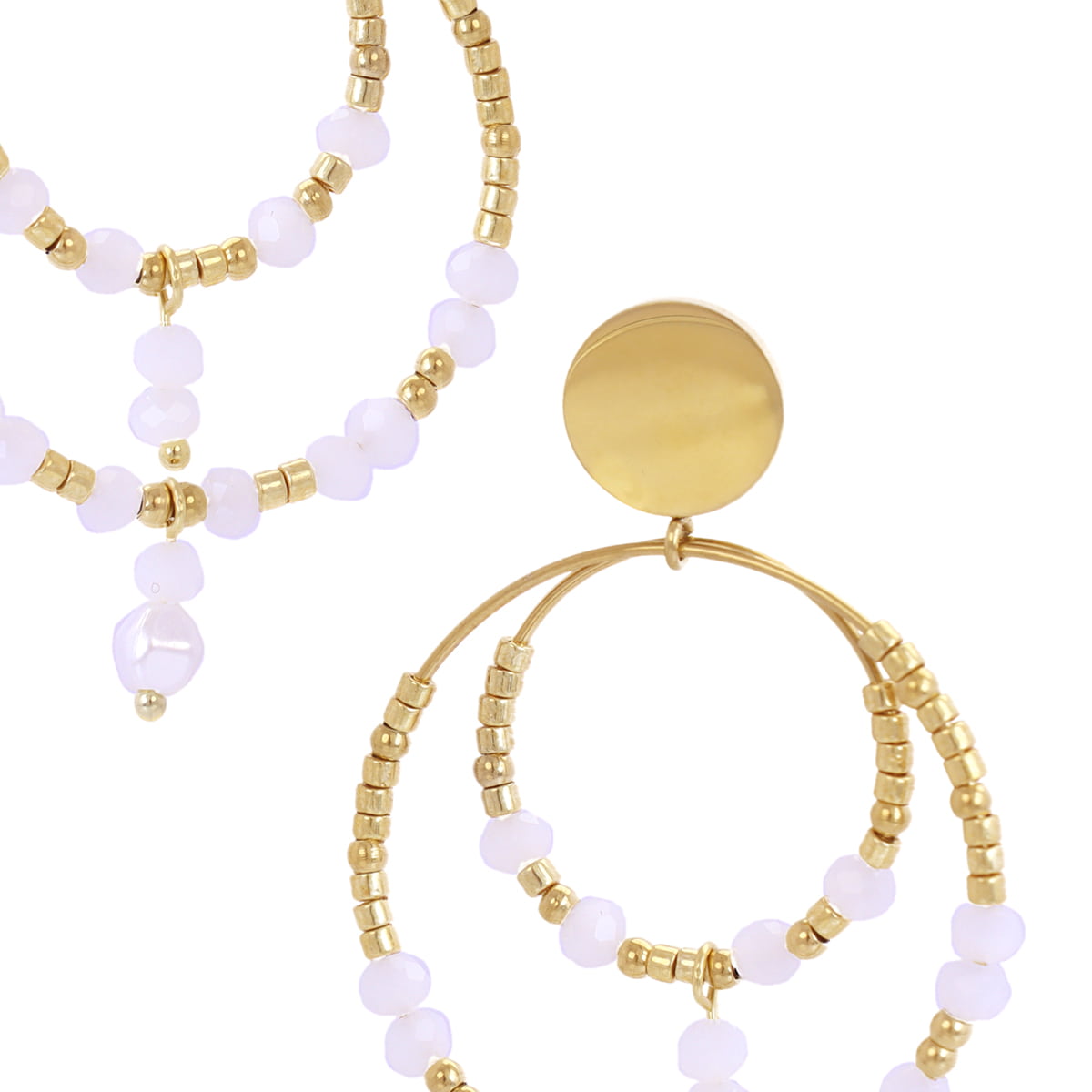 Pendientes Casual Sundrop Blanco Anartxy