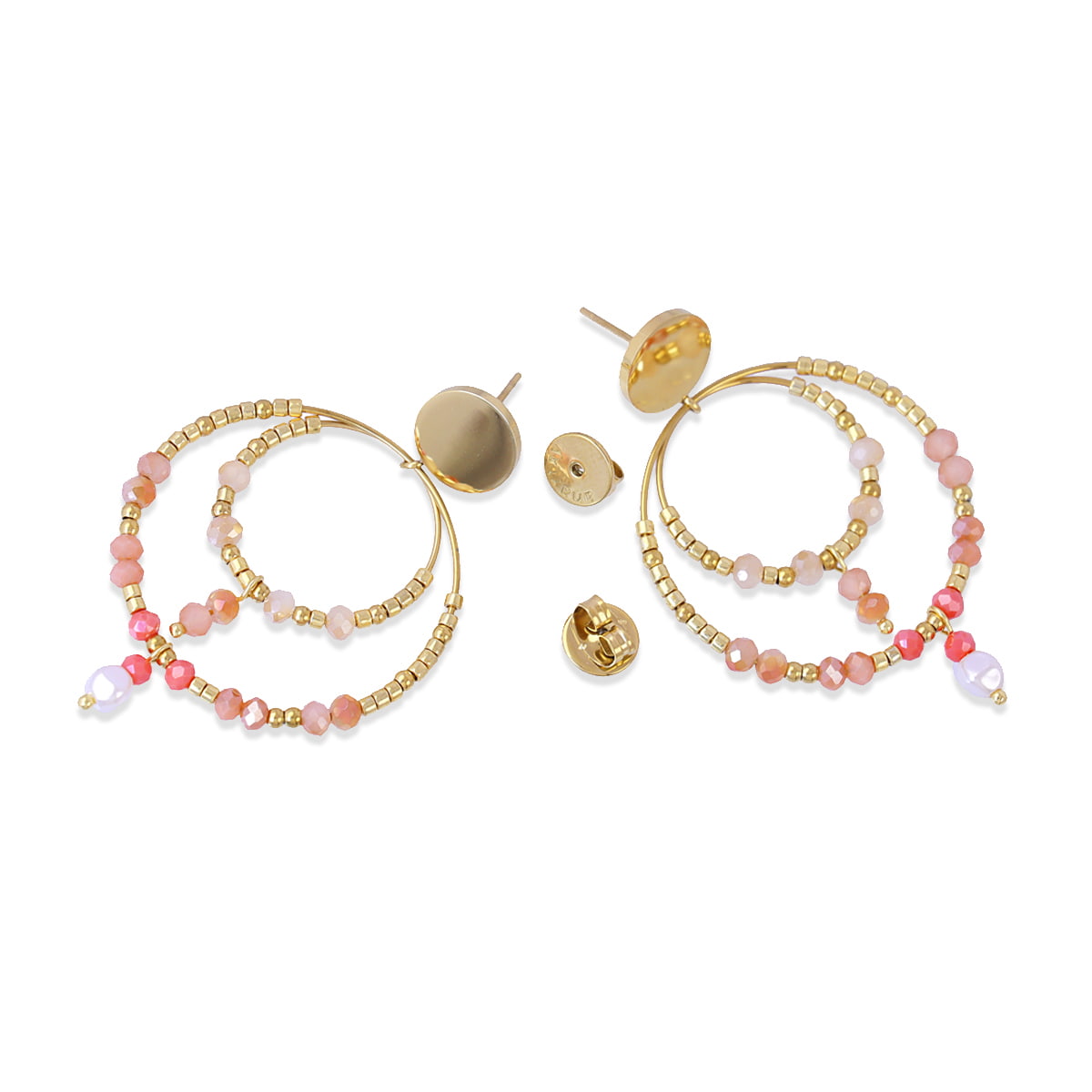 Pendientes Casual Sundrop Rosa Anartxy