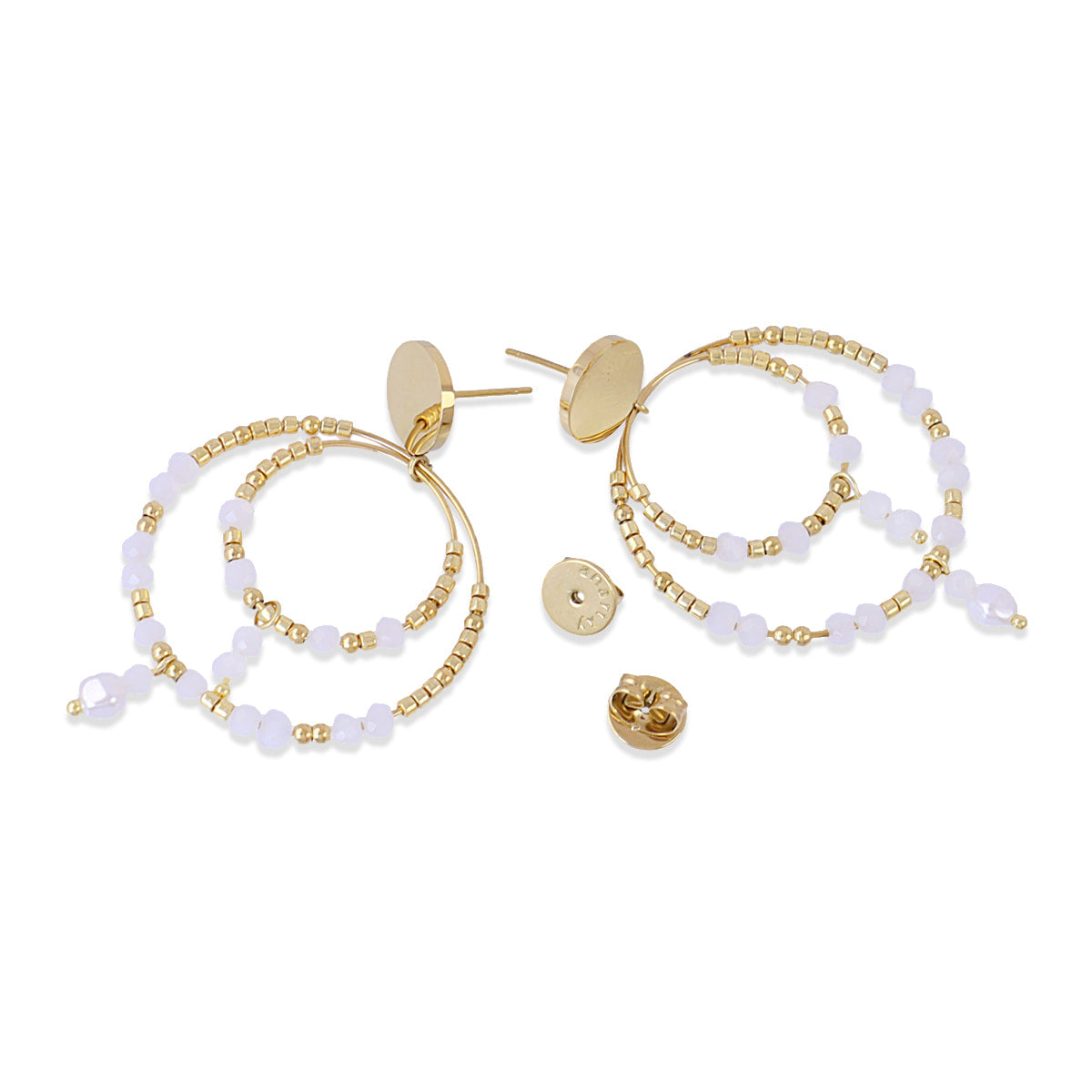 Pendientes Casual Sundrop Blanco Anartxy