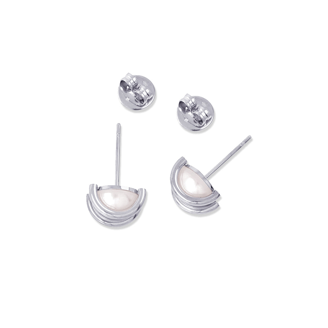 Pendientes Orbit Core Plateado Anartxy