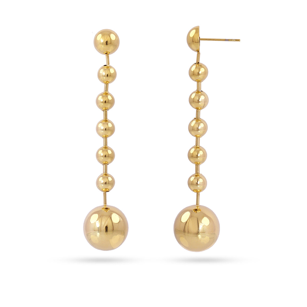 Pendientes Orbit Bead