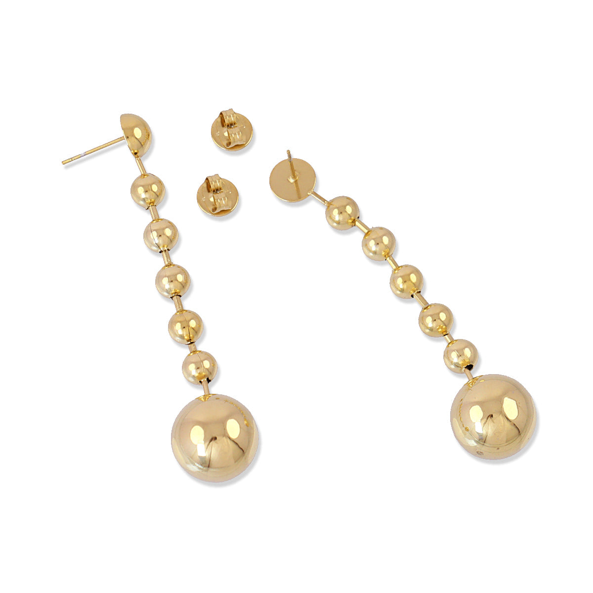 Pendientes Orbit Bead