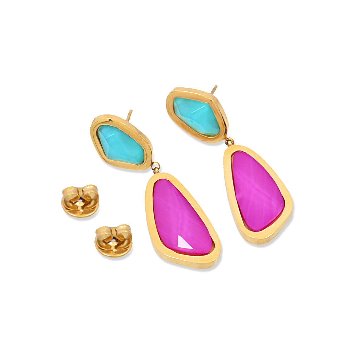 Pendientes Aqua Lagoon Combinado Anartxy