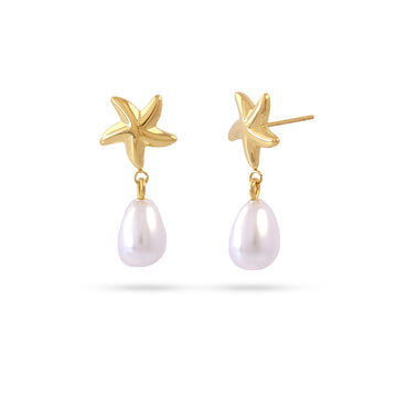 Pendientes Aqua Star Dorado Anartxy