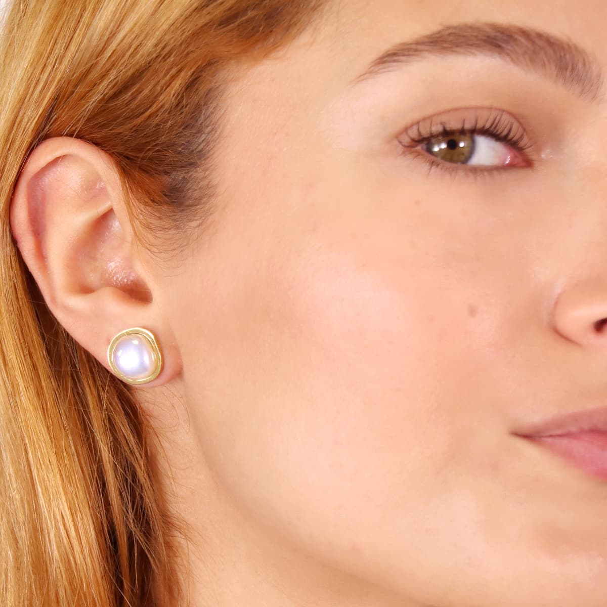 Pendientes Aqua Luster Dorado Anartxy