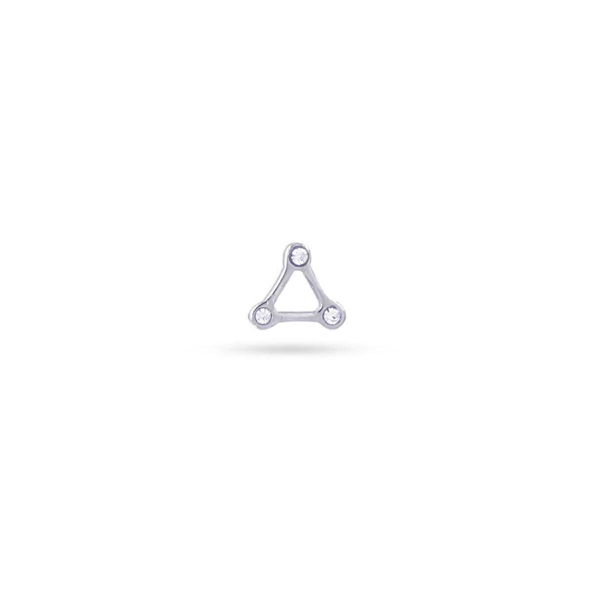 Piercing Triangle Plateado Anartxy