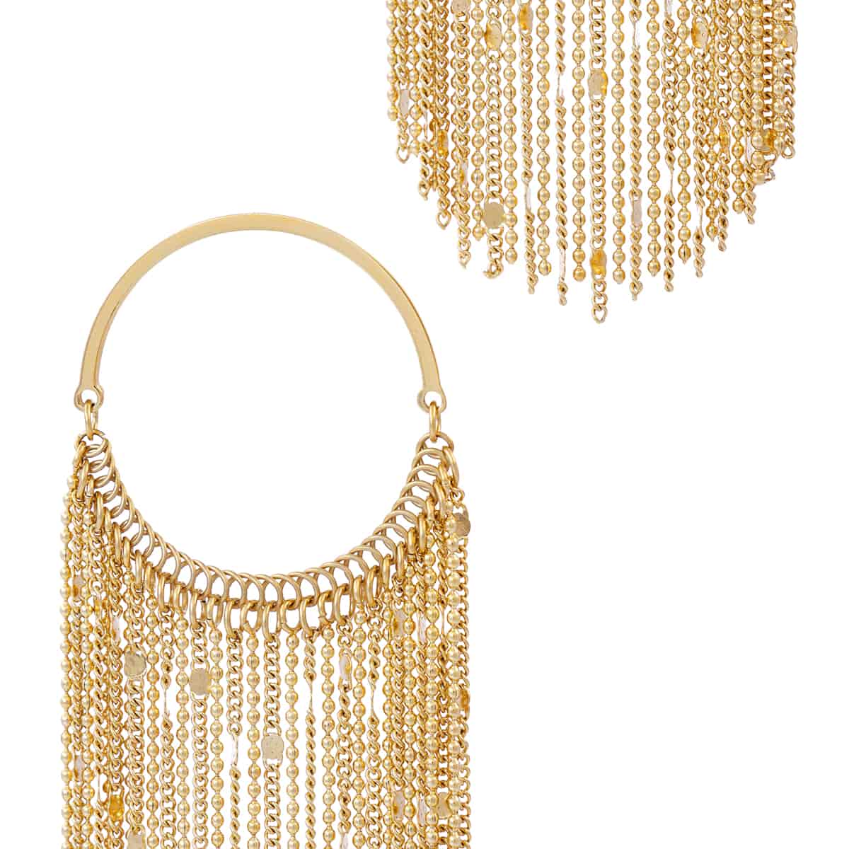 Pendientes Rainfall Drizzle Dorado Anartxy