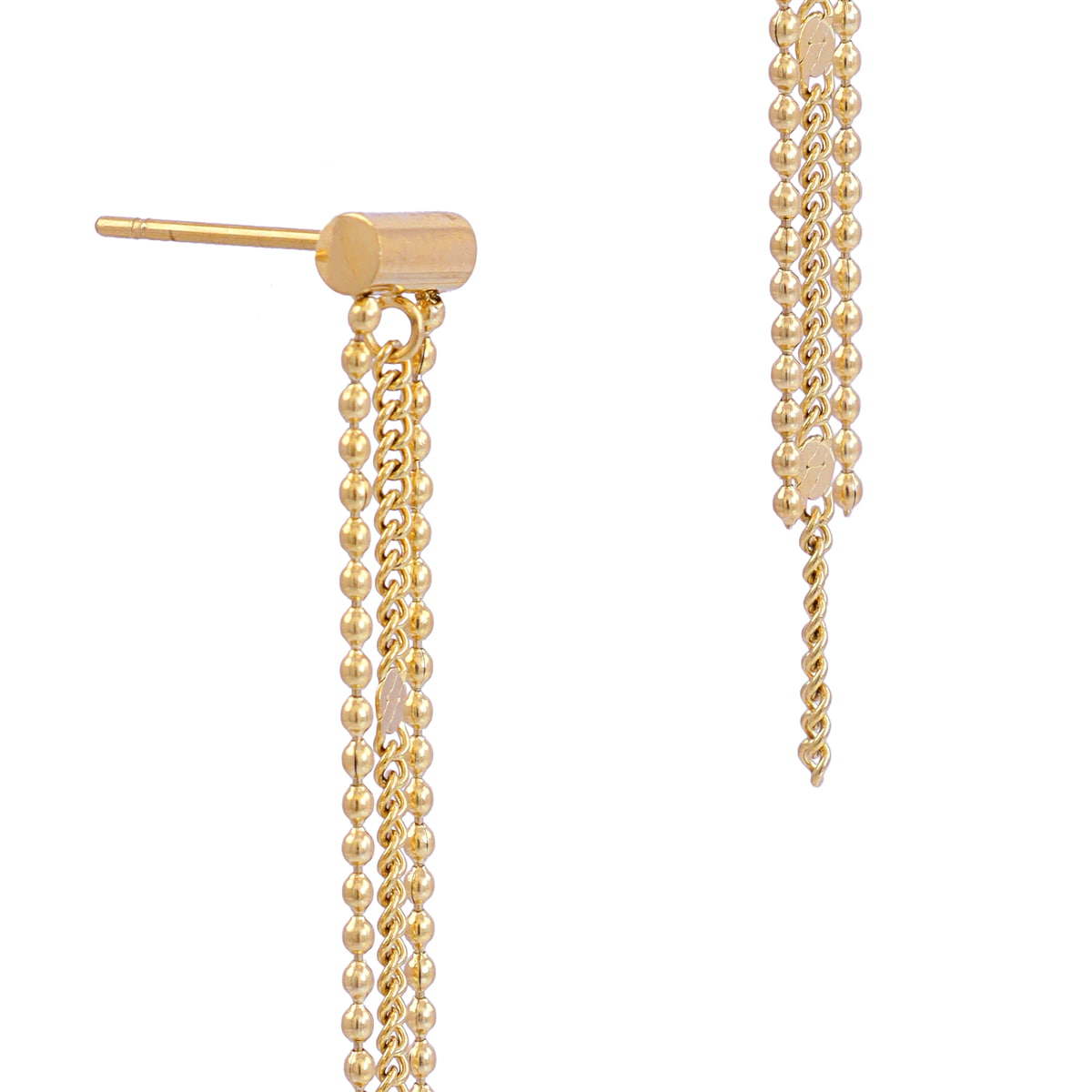 Pendientes Rainfall Glintsy Dorado Anartxy