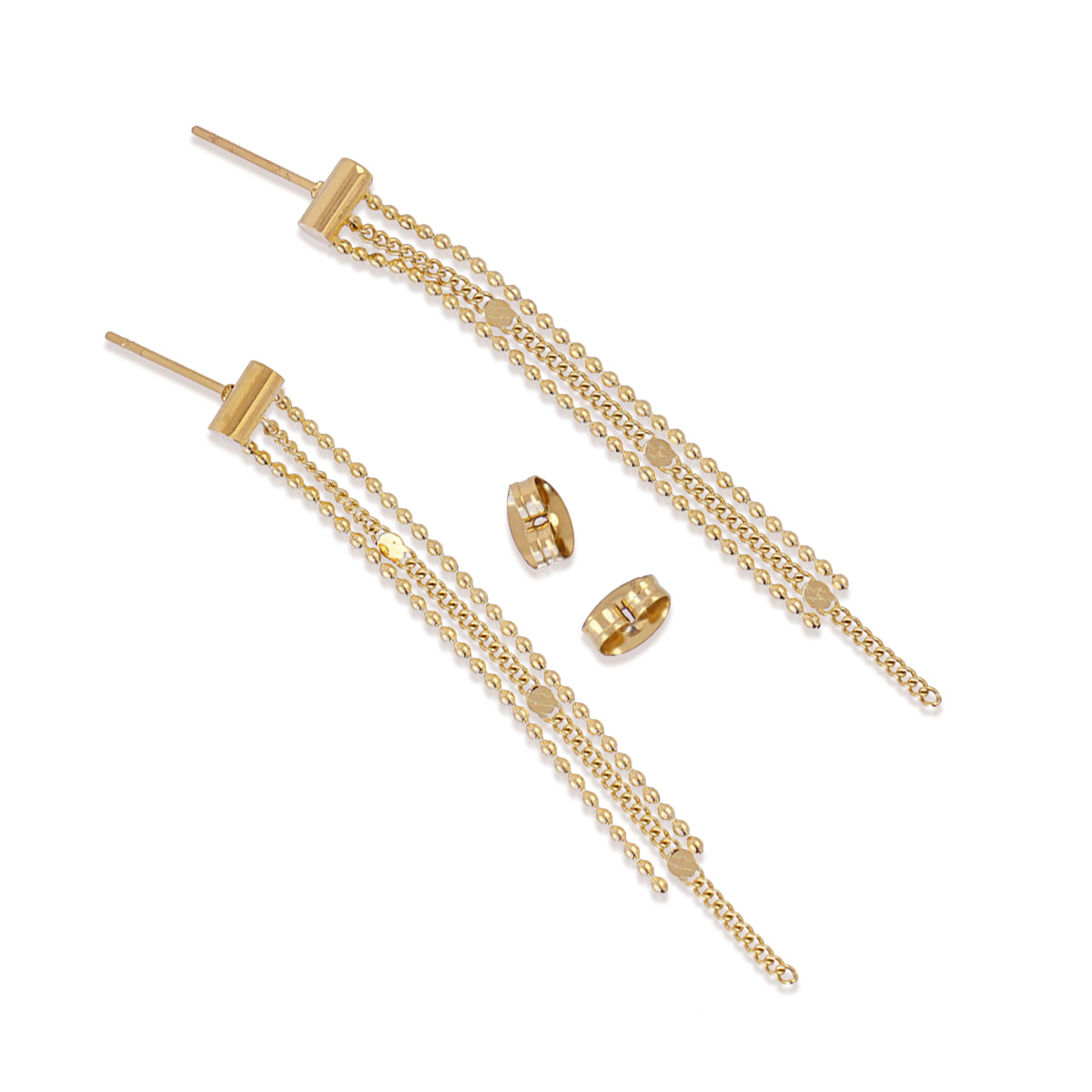 Pendientes Rainfall Glintsy Dorado Anartxy
