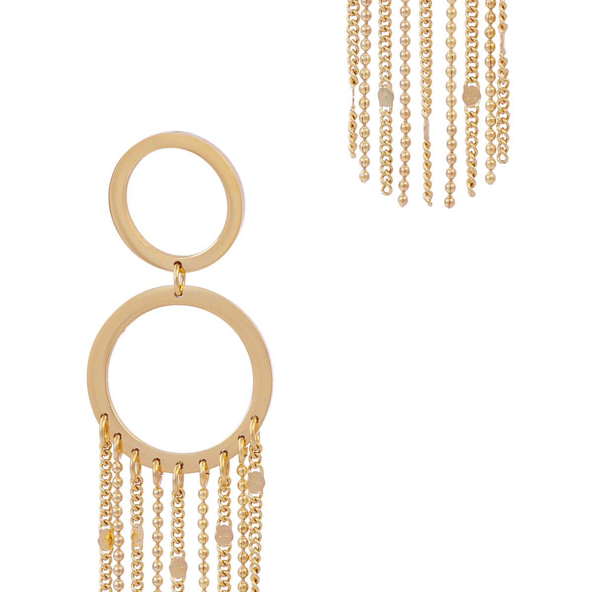 Pendientes Rainfall Aura Dorado Anartxy