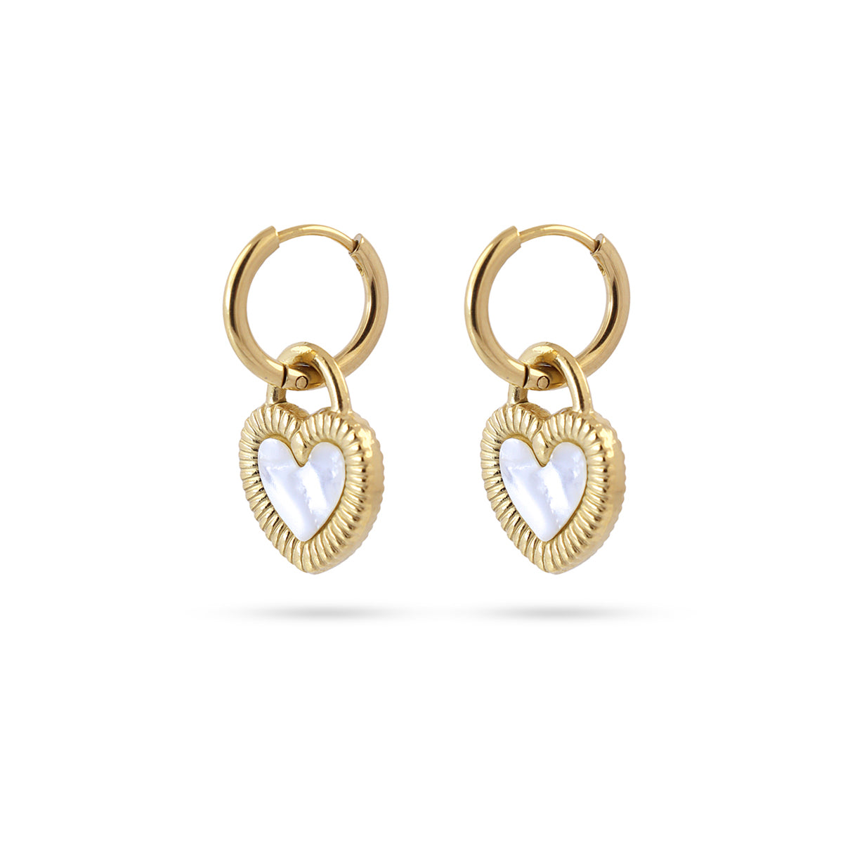 Pendientes Essentials Heart Dorado Anartxy