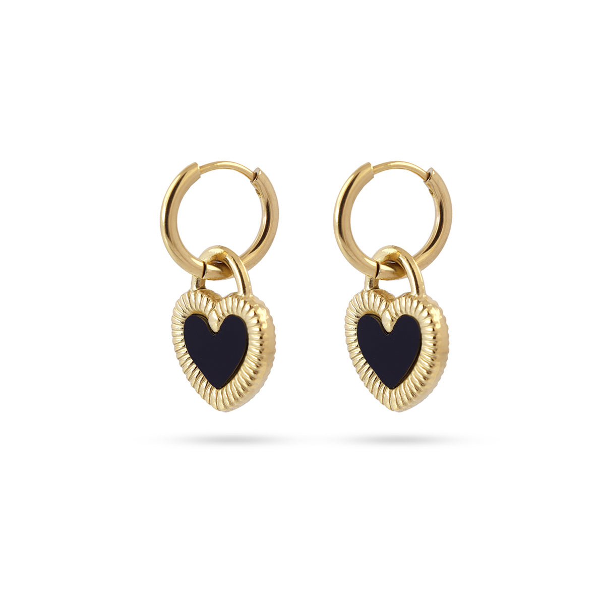 Pendientes Essentials Heart Dorado Anartxy