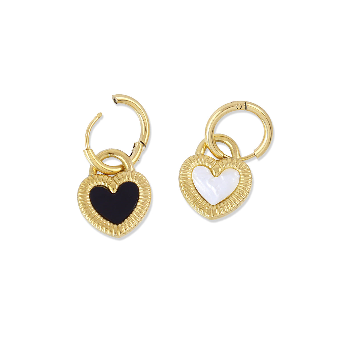 Pendientes Essentials Heart Dorado Anartxy