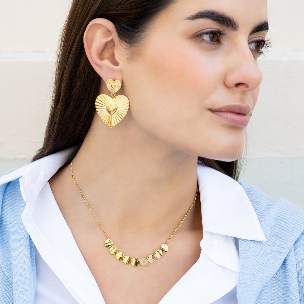 Pendientes Essentials Vow Dorado Anartxy