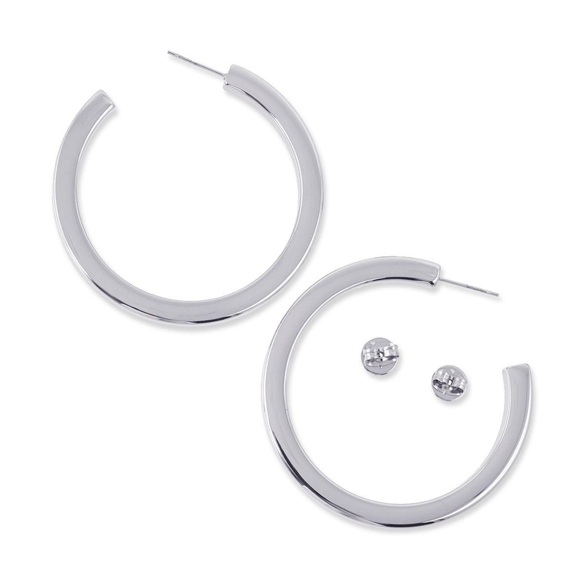 Pendientes Essentials Poise Plateado Anartxy
