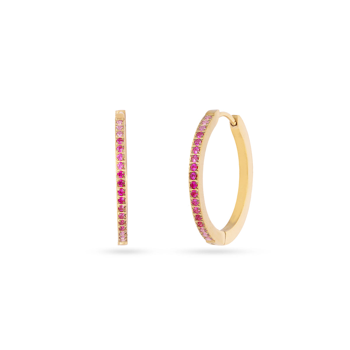 Pendientes Sparkle Zirelle Rosa 1 Anartxy