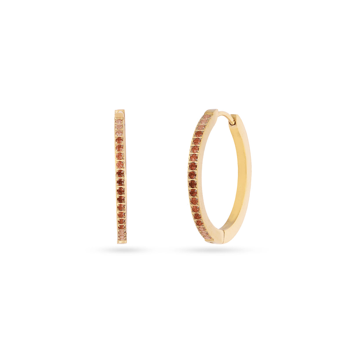 Pendientes Sparkle Zirelle Café 1 Anartxy