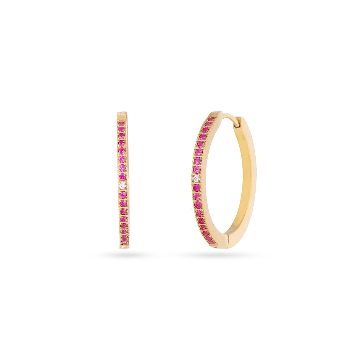 Pendientes Sparkle Zirelle Rosa 2 Anartxy