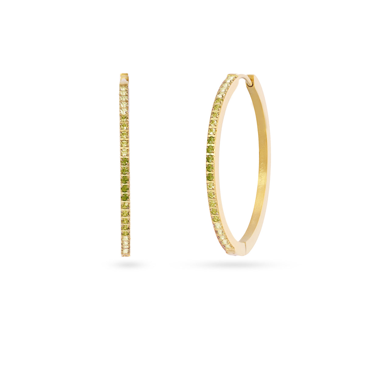 Pendientes Sparkle Luniva Verde 1 Anartxy