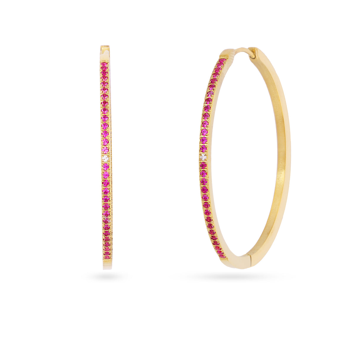 Pendientes Sparkle Zanira Rosa 2 Anartxy