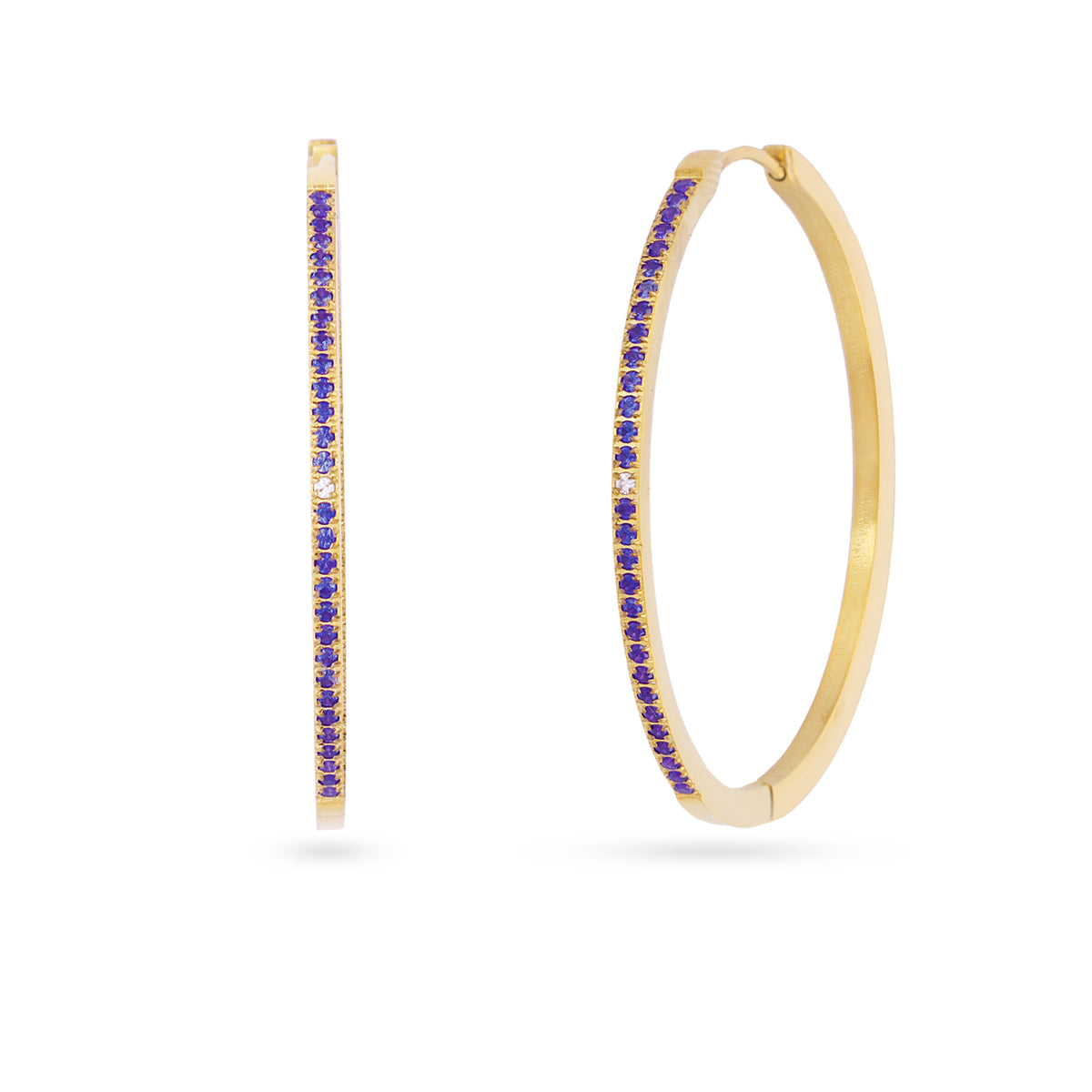 Pendientes Sparkle Zanira Azul 2 Anartxy