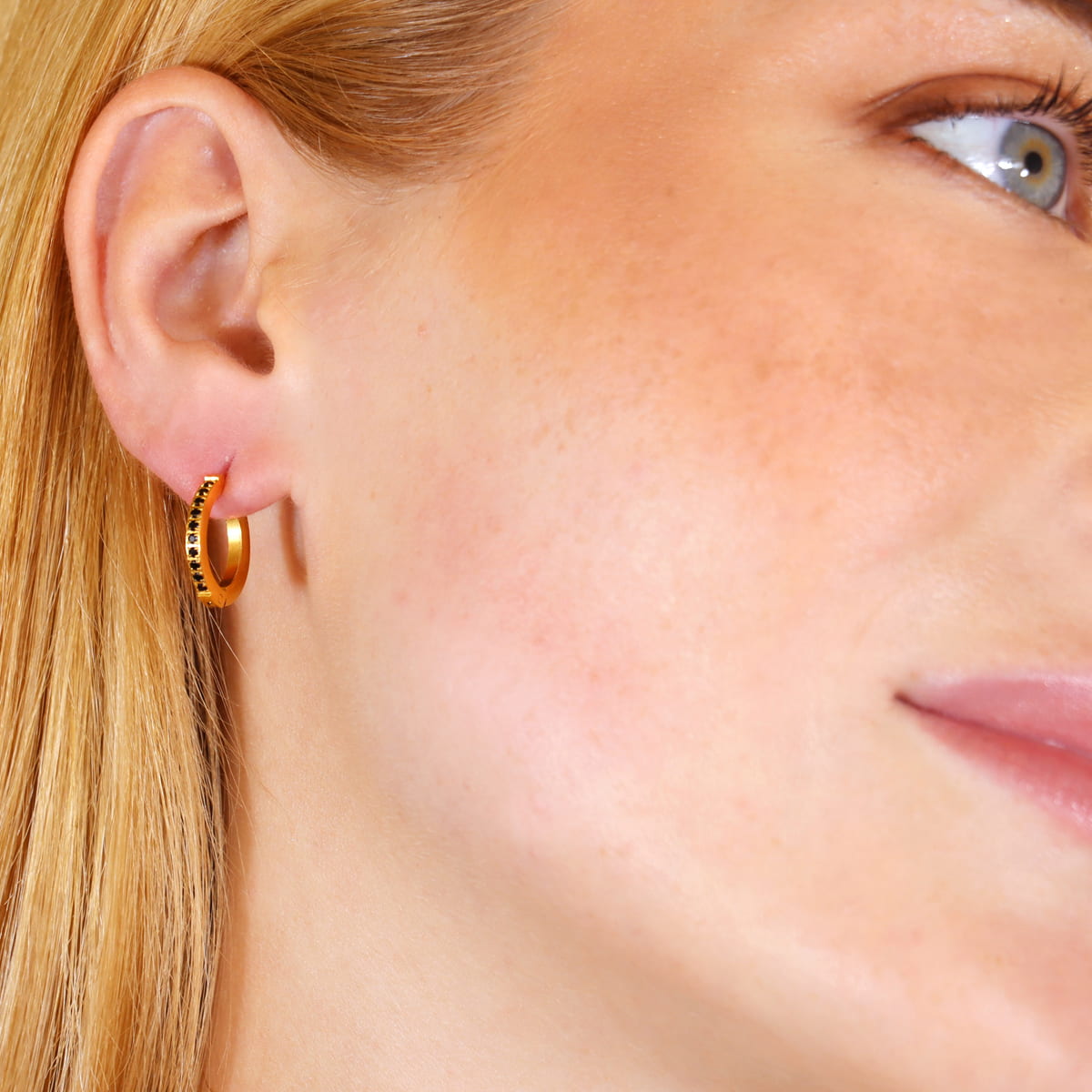 Pendientes Sparkle Elyra Dorado Anartxy