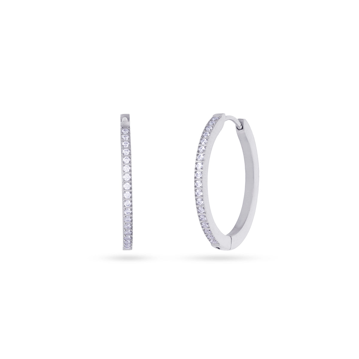 Pendientes Sparkle Irelis Plateado Anartxy