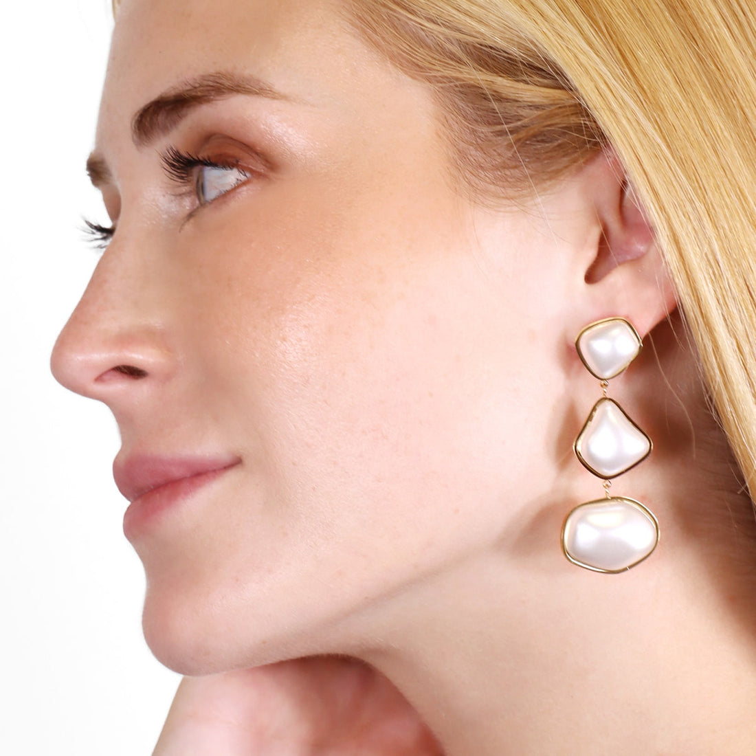 Pendientes Whim Shella Dorado Anartxy