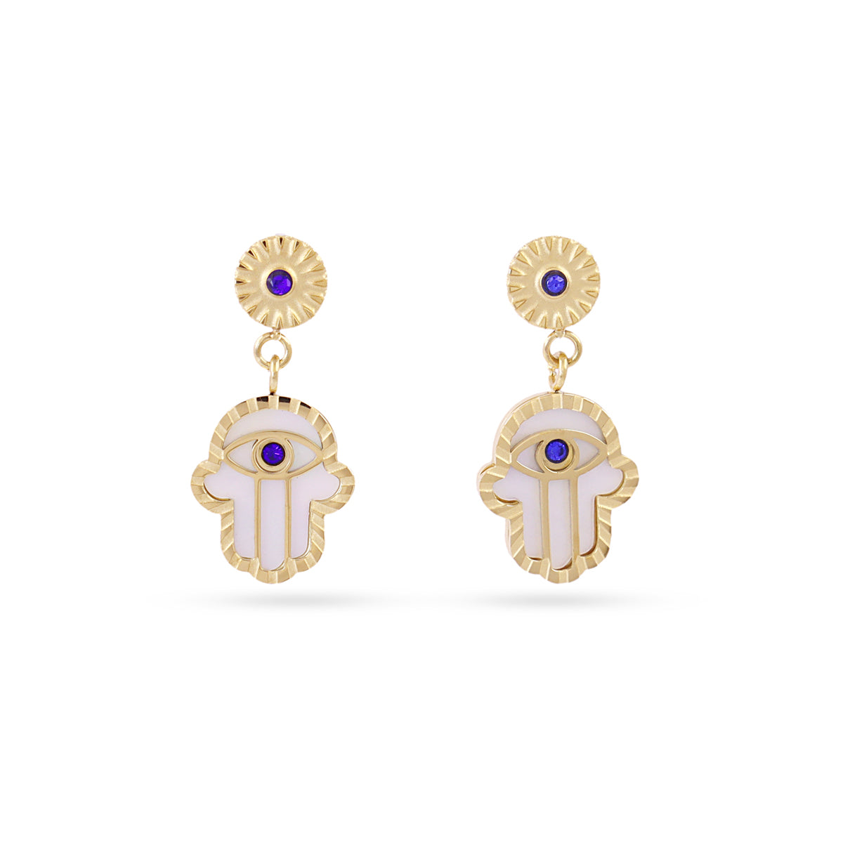 Pendientes Mystic Glowen Blanco Anartxy