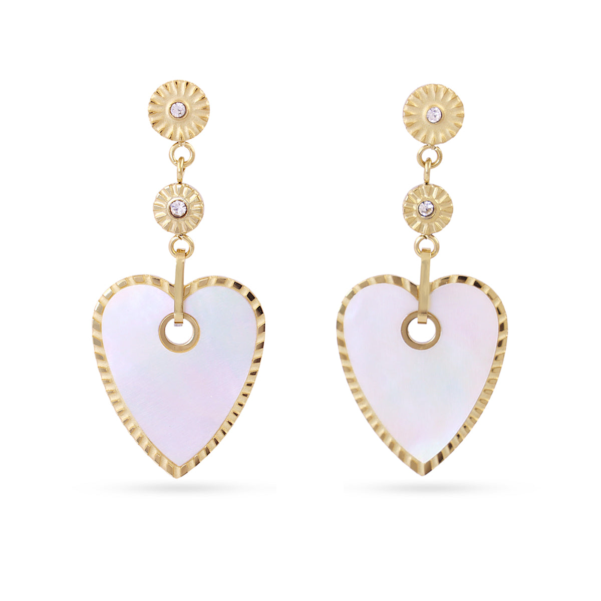 Pendientes Mystic Dualis Blanco Anartxy