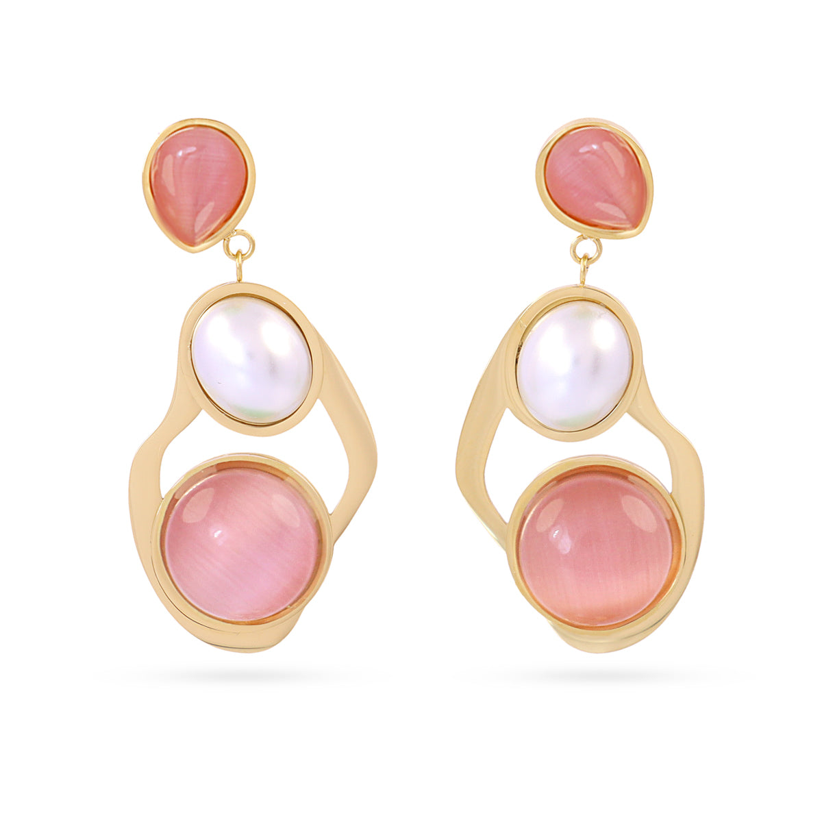 Pendientes Mirage Prism Rosa Anartxy