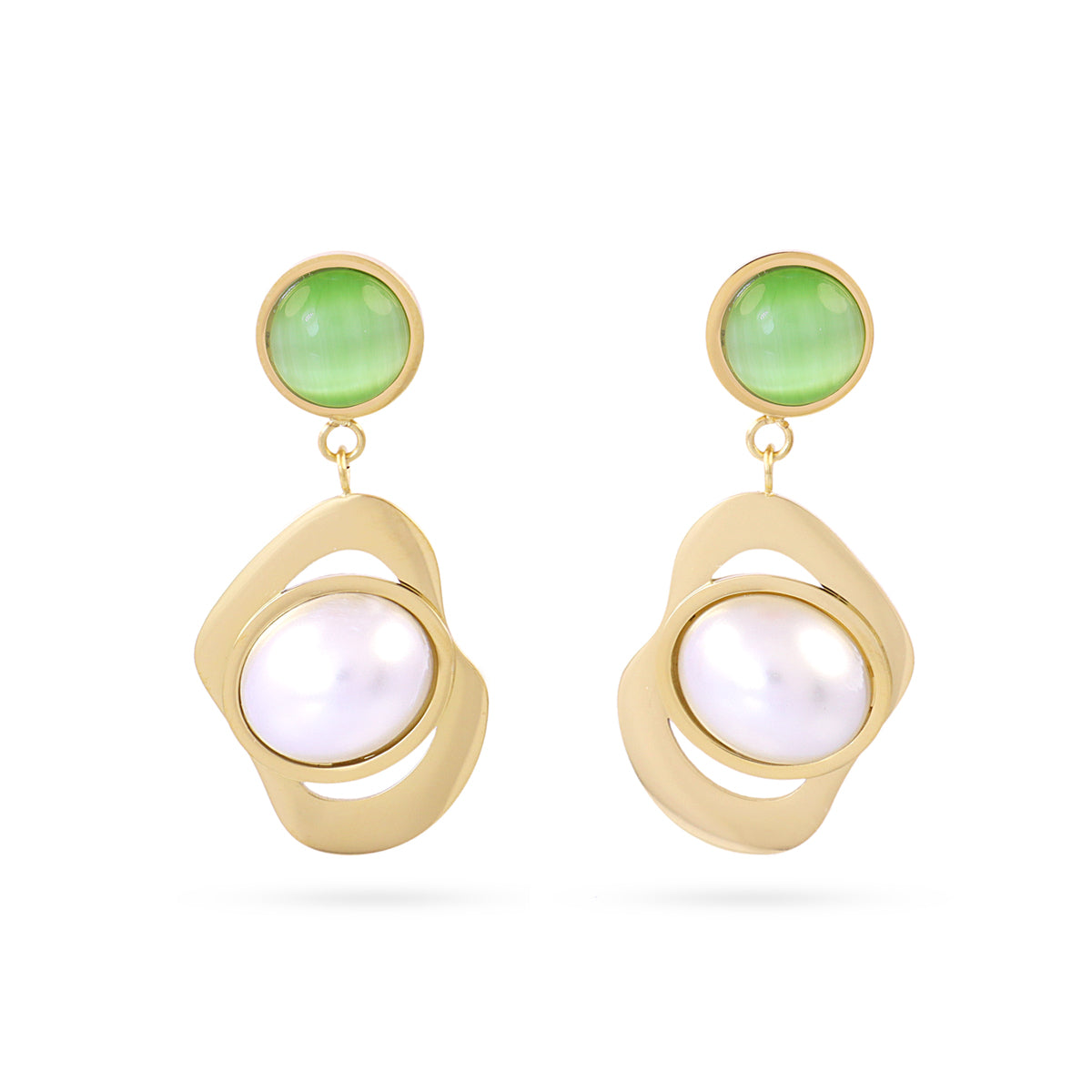 Pendientes Mirage Lucid Verde Anartxy