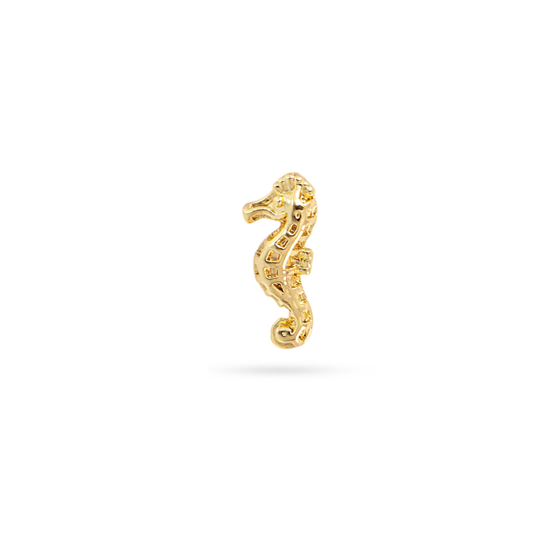 Piercing Seahorse Dorado Anartxy