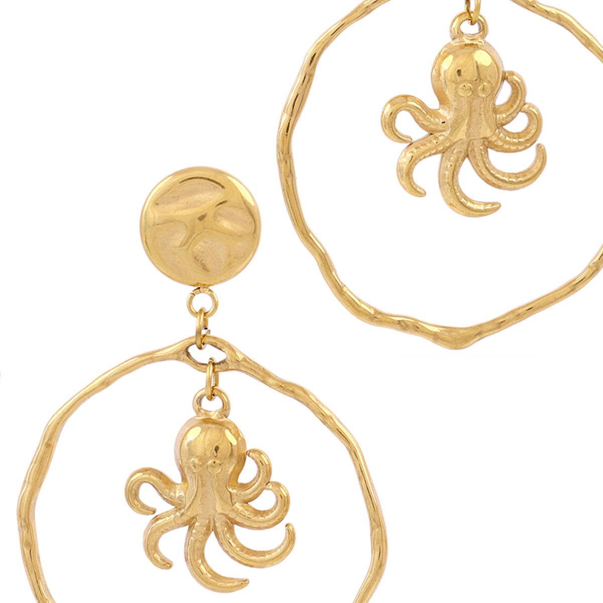 Pendientes Coast Seaborn Dorado Anartxy