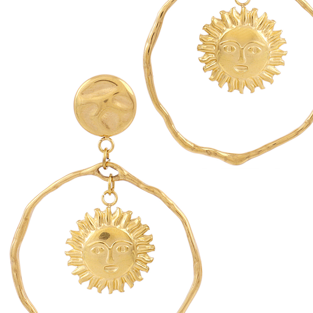 Pendientes Coast Suncrest Dorado Anartxy