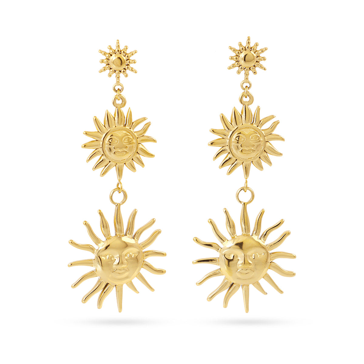 Pendientes Coast Suncrest Dorado Anartxy