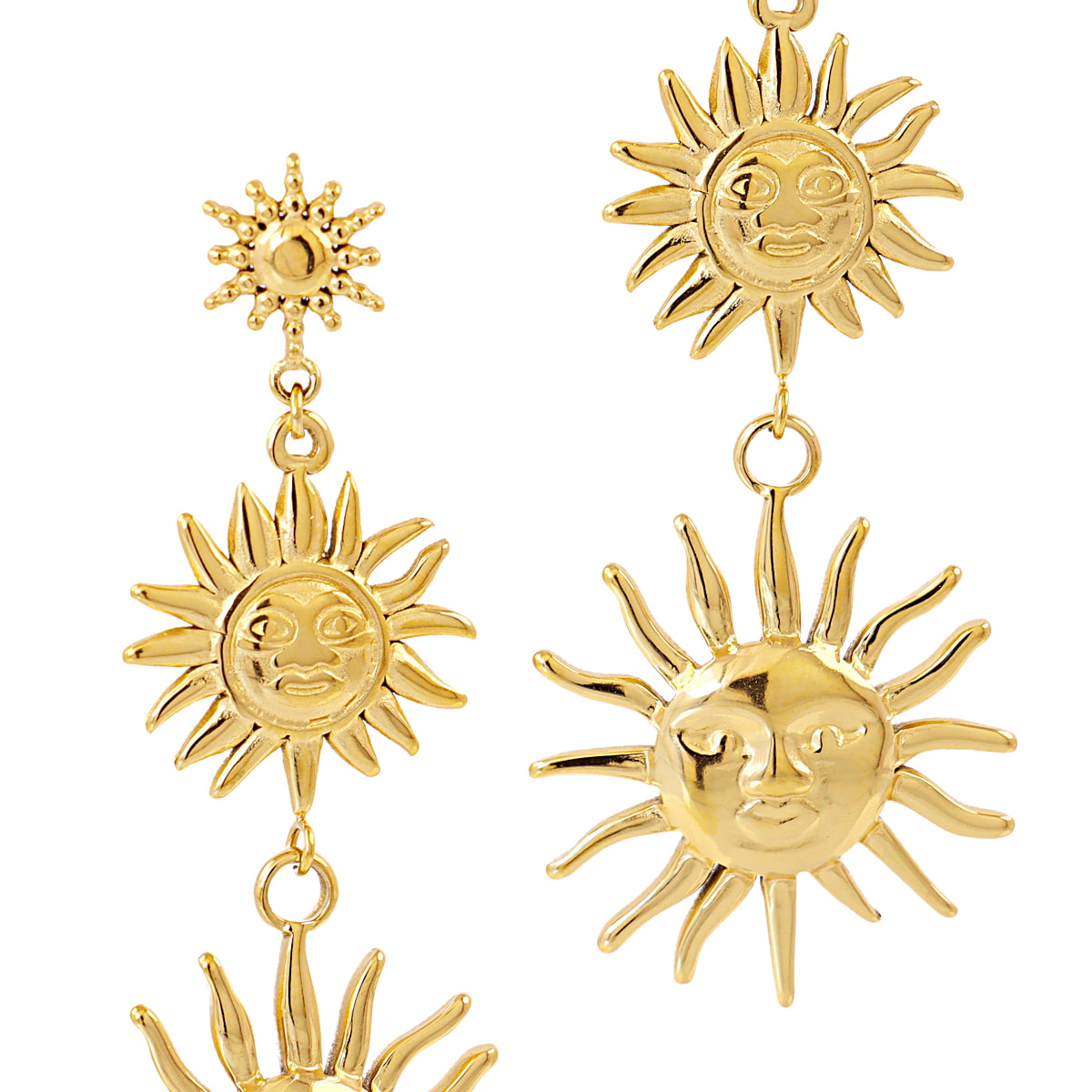 Pendientes Coast Suncrest Dorado Anartxy