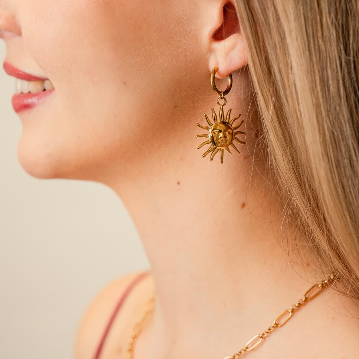 Pendientes Coast Dayna Dorado Anartxy