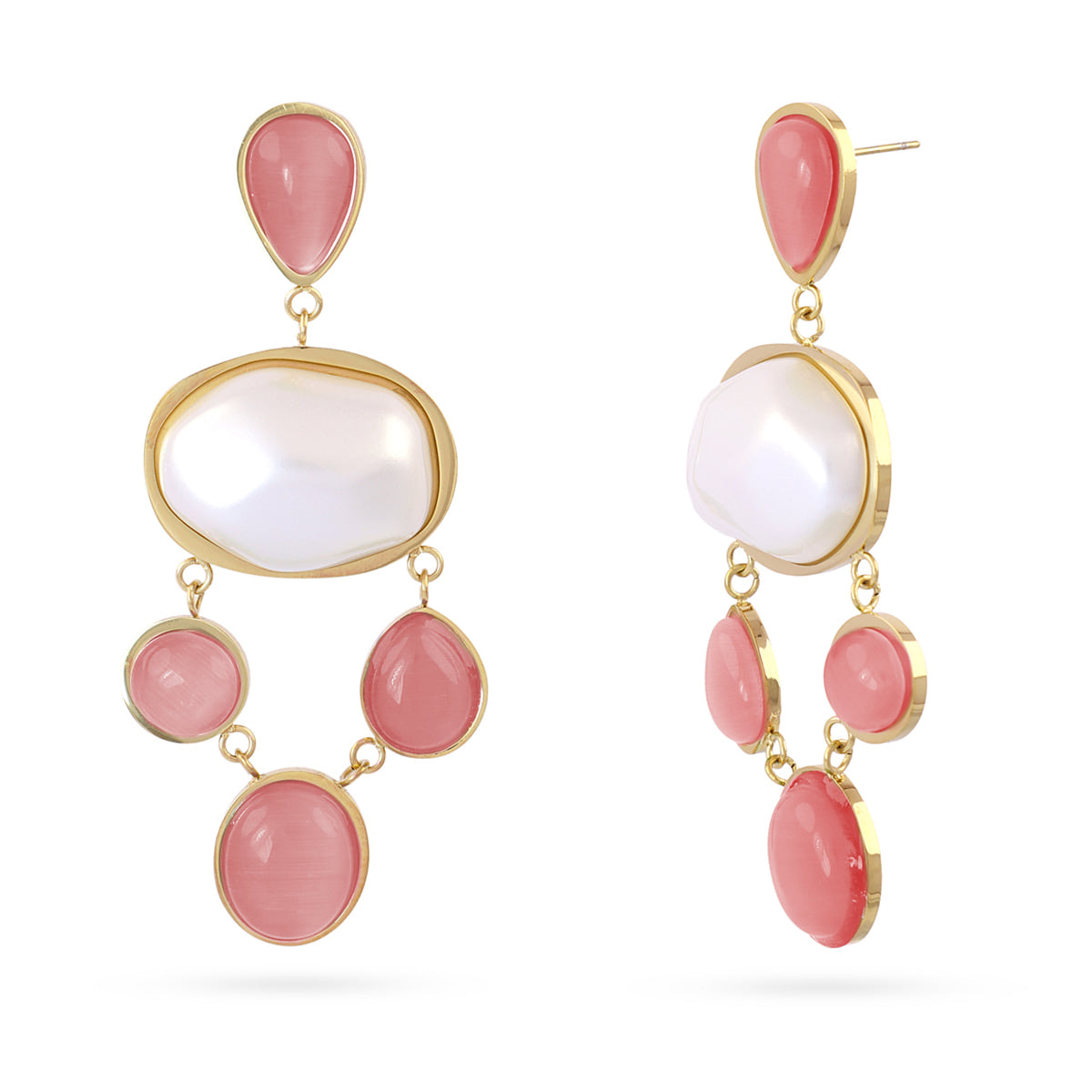 Pendientes Mirage Silken Rosa Anartxy