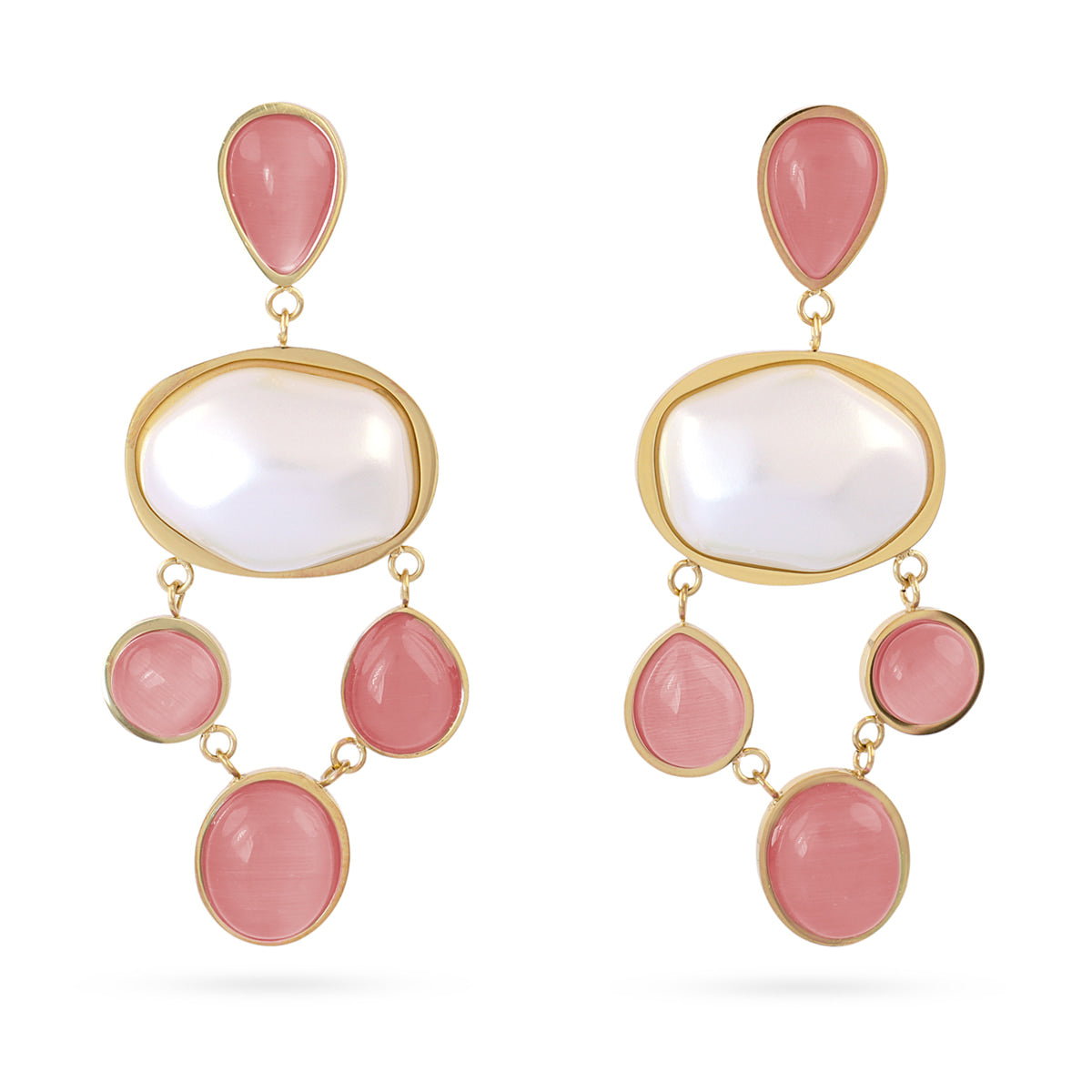 Pendientes Mirage Silken Rosa Anartxy