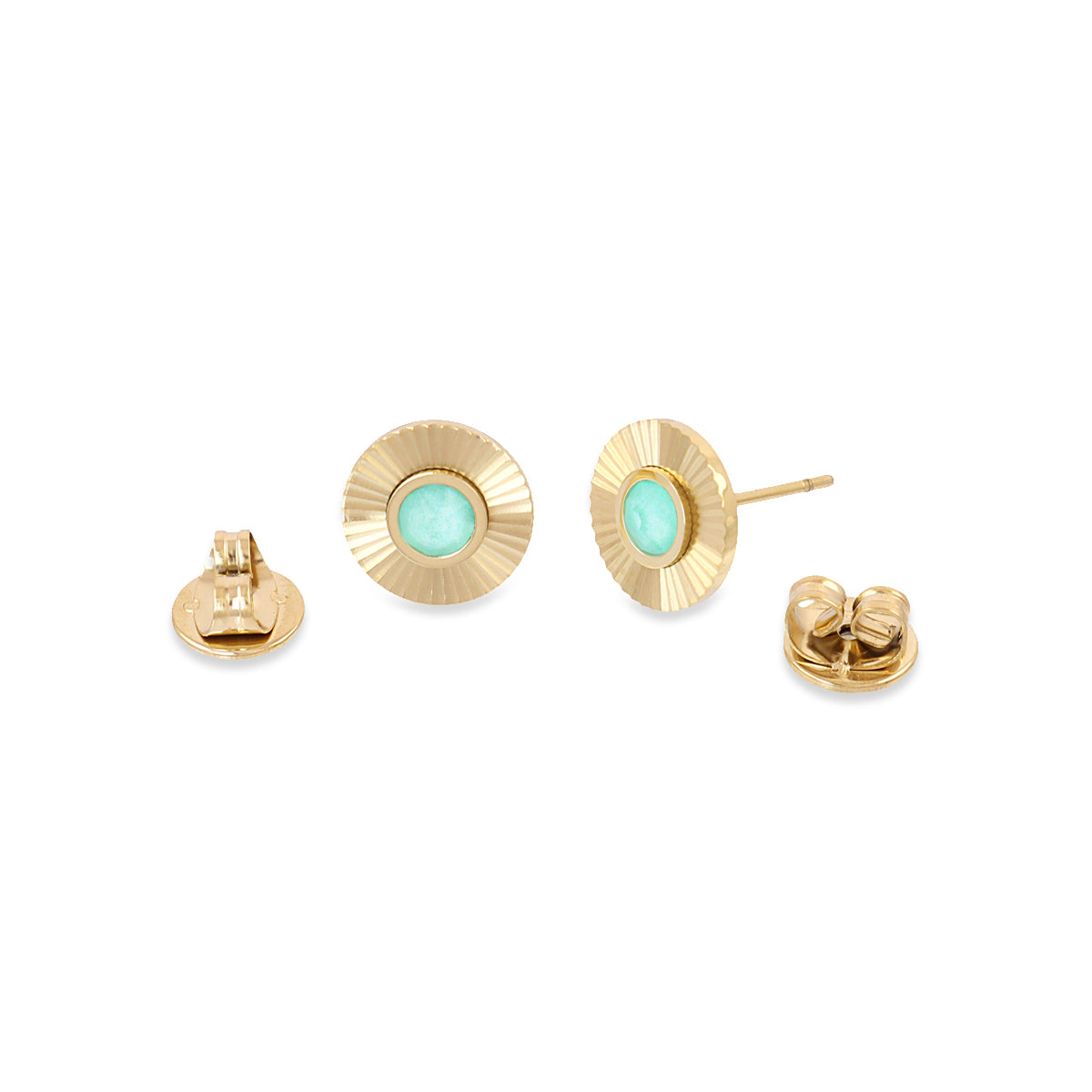 Pendientes Prisma Luxen Verde Anartxy