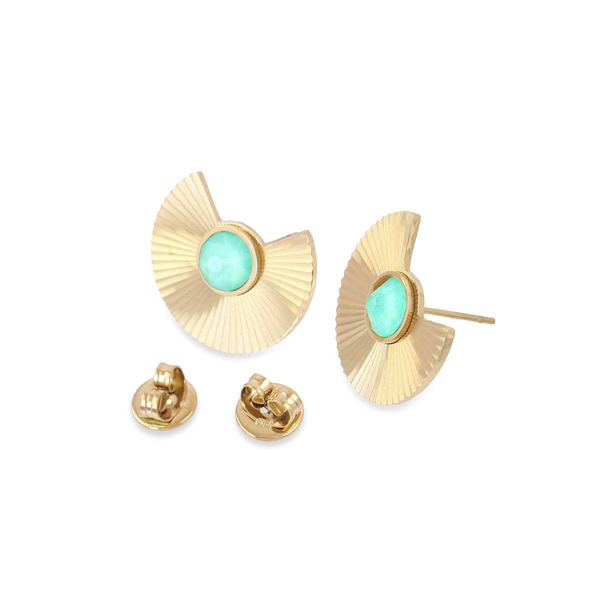 Pendientes Prisma Elux Verde Anartxy