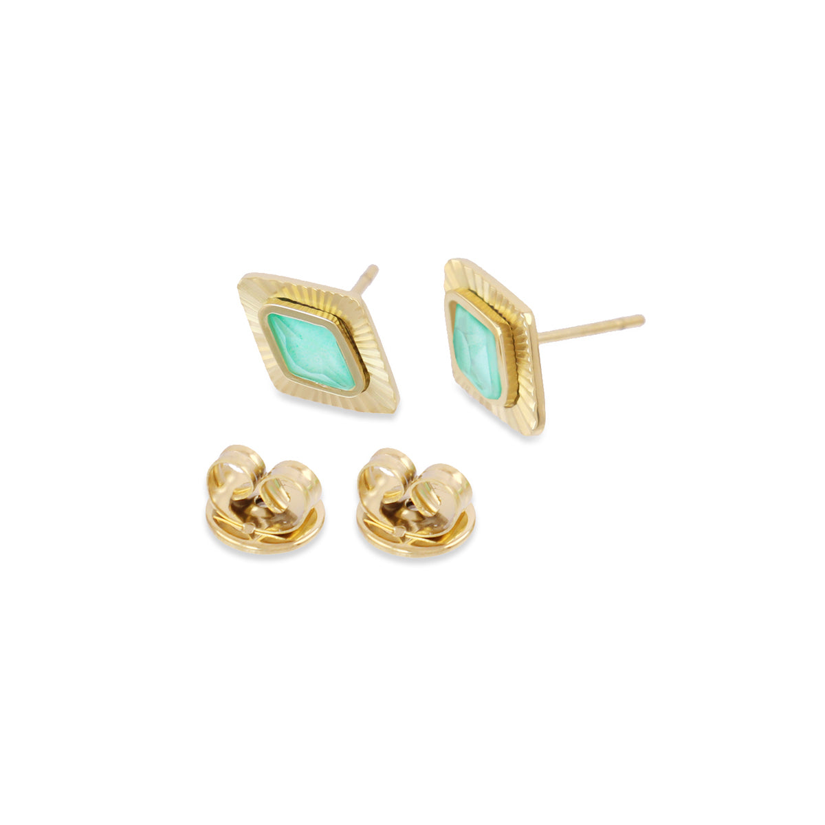 Pendientes Prisma Caelix Verde Anartxy